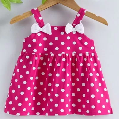 Dotted Singlet Frock 