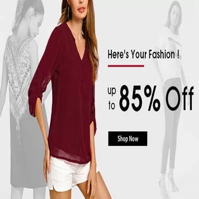 85% Off Your Fashion!